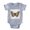 Heather Grey, variant on CafePress - Fantasy Butterfly 15 - Cute Infant Baby Football Bodysuit