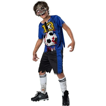 Zombie Goals Boys Child Dead Football Player Halloween