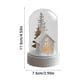 thumbnail image 3 of Wmhnj Lmpara de bola de nieve navideña con luces incorporadas y base de madera para decoracin navideña., 3 of 8