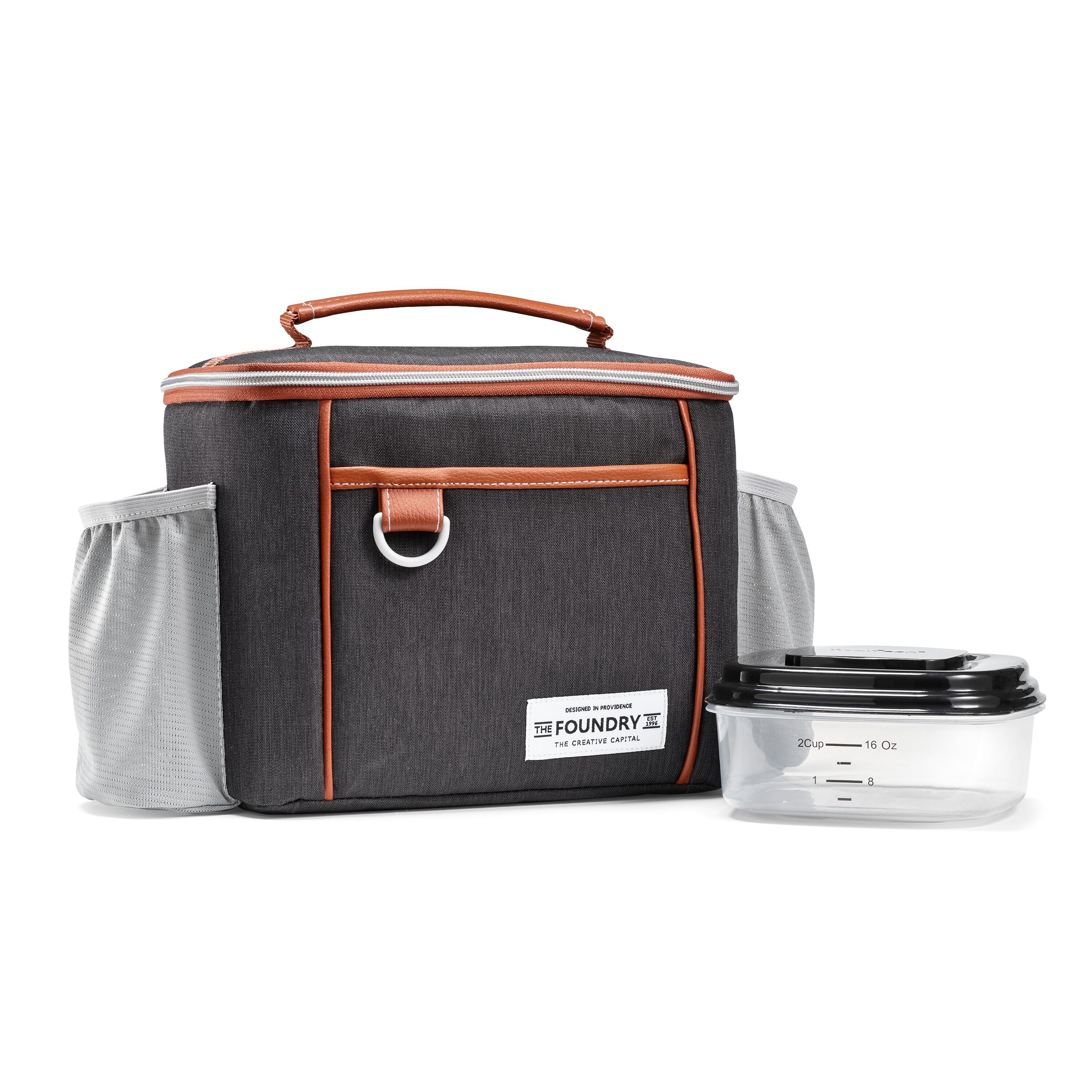 Fit & Fresh Promenade Lunch Set with Containers, Black 7221FFST2381