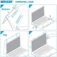 thumbnail image 5 of IBENZER Compatible with MacBook Pro 15 Inch Case 2015-2012 A1398, Hard Shell Case with Keyboard Cover & Screen Protector for Old Version Mac Pro Retina 15, Red, W-R15-RD+1, 5 of 9