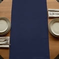 thumbnail image 5 of Table Runners 70 Inches Long Dress Scarves, Boho Navy Blue Flower Farmhouse Coffee/Dining/Kitchen Table Decor, Holiday Table Runner, Abstract Bohemia Pesley Floral 13x70 Inch, 5 of 9