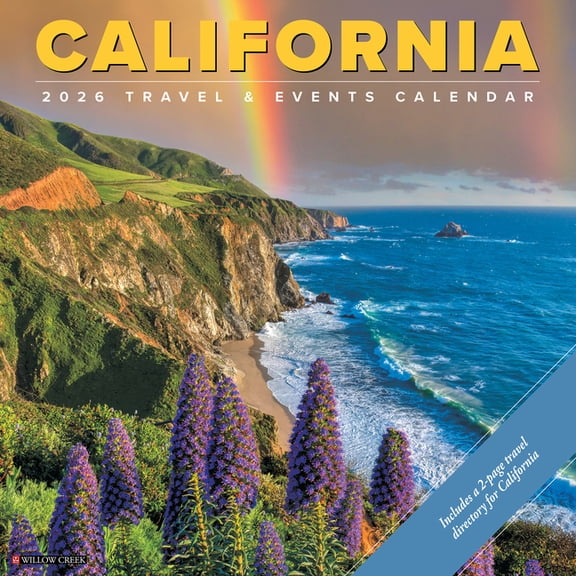 California 2026 Wall Calendar, (Paperback)
