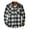 White, variant on XMMSWDLA Blousse for Men Plaid Padded Shirts Casual Long Sleeve Button Down Lapel Jackets Slim Fit Winter Warm Tops Blouse