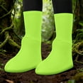 thumbnail image 5 of Reusable Waterproof Shoe Covers, Friction High Top Snow Boots, Galoshes Overshoes for Outdoor, Cycling, Camping, Fishing, Sturdy, Durables and Easys to Clean(Green), 5 of 6
