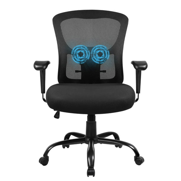 Big & Tall Office Chair 400lbs, Bigroof Ergonomic Mesh Desk Computer