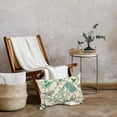 thumbnail image 5 of Vintage Floral Bird Lumbar Pillow Covers 12x20 Inch Set of 2 Teal Flowers Leaves Decorative Throw Pillows for Couch Chinoiserie Pillow Cases Home Decor for Sofa Bed Porch Living Room Outdoor, 5 of 6