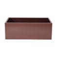 thumbnail image 6 of ToppiJoy 38*15*15in Rectangular Planter Box, Tall Steel Metal Planter Large Long Box Plant Pot for Outdoors, Modern Heavy Duty Flower Pot for Patio, Deck, Yard, Garden (Brown), 6 of 21