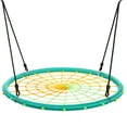 thumbnail image 1 of Costway 40'' Spider Web Tree Swing Kids Outdoor Play Set w/ Adjustable Ropes Gift Green, 1 of 10