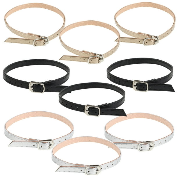 3 pares de correas para zapatos de tacón alto para mujer, tobilleras de cuero antideslizantes, desmontables y ajustables para zapatos de vestir y sandalias