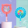 thumbnail image 4 of HUASHENG Outdoor Windmill Bubble Stick Children's Fun Toys Colorful Bubble Machine 100ml, 4 of 4