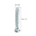 thumbnail image 3 of Uxcell Furniture Confirmat Screw 7x50mm Hex Socket Wood Screws Zinc Plated 100pcs, 3 of 5