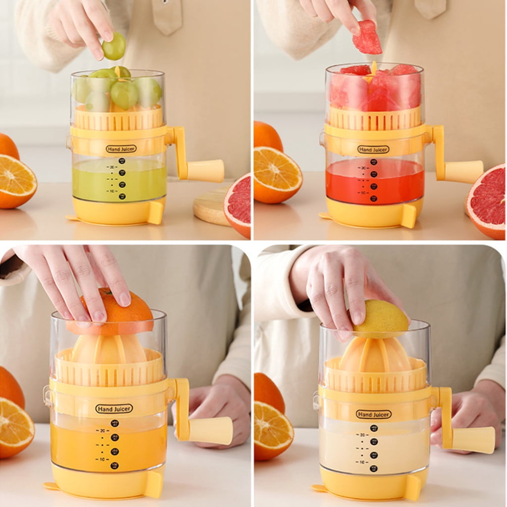 Innovative Mechanical Juices Extractors With Splinters Release And Rotating Base