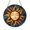Acrylic 3.5 Inch, variant on Fantasy Sun Stained Glass Window Decor – Handmade Celestial Hanging Art