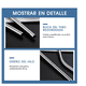 thumbnail image 3 of Popotes Metalicos Con Funda Kit 8 Pc +4 Cepillos Xtellar Color Plateado, 3 of 4