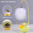 thumbnail image 3 of Juguete interactivo para gatos, hierba gatera, pluma con campana, bolas de seguimiento, juguete para gatitos para ejercicio de gatos en interiores, 3 of 5