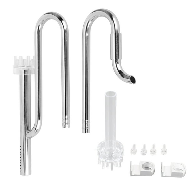 Fish Tank Stainless Steel Pipe Surface Skimmer Aquarium Inflow and ...