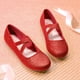thumbnail image 5 of Zapatos de Bailarina para Niñas DREAM PAIRS Angie-2 Rojo Talla 9, 5 of 6