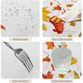 thumbnail image 4 of 60x84inches Fall Leaf Tablecloth Maple Leaves Print Rectangle Table Cover Waterproof and Stain Resistant Polyester Tablecloth for Thanksgiving Party Autumn Harvest Fall Party Decorations, 4 of 7