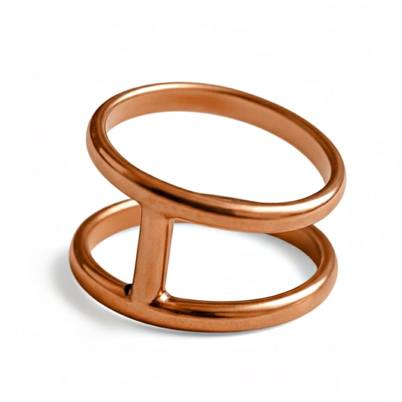 Handmade Pure Copper Ring, Sleek Minimalist Statement Band, Healing Metal Jewelry