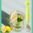 thumbnail image 3 of 3-in-1 Citrus Zester, Peeler & Juicer, Stainless Steel Fruit Grater with Ergonomic Soft Grip Handle for Lemons, Limes, Oranges & Grapefruit, 1 Pcs, 8.07x1.49", 3 of 5