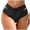 C122/Black, variant on XIYON Women's High Waisted Bikini Bottoms Women Solid Color Hollow Out Detail Swimwear Bottom For Pool Beach Classic