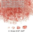 thumbnail image 2 of Uxcell Tumbled Chips Stone, Crushed Crystal Chips Quartz for Vase Filler Fish Tank Decor Watermelon Red 0.92lb, 2 of 7
