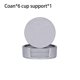 thumbnail image 3 of Inteprter Posavasos de cuero de 6 piezas con soporte para bebidas, manteles individuales para tazas de té y café, tapete de con Mostrada, 3 of 6