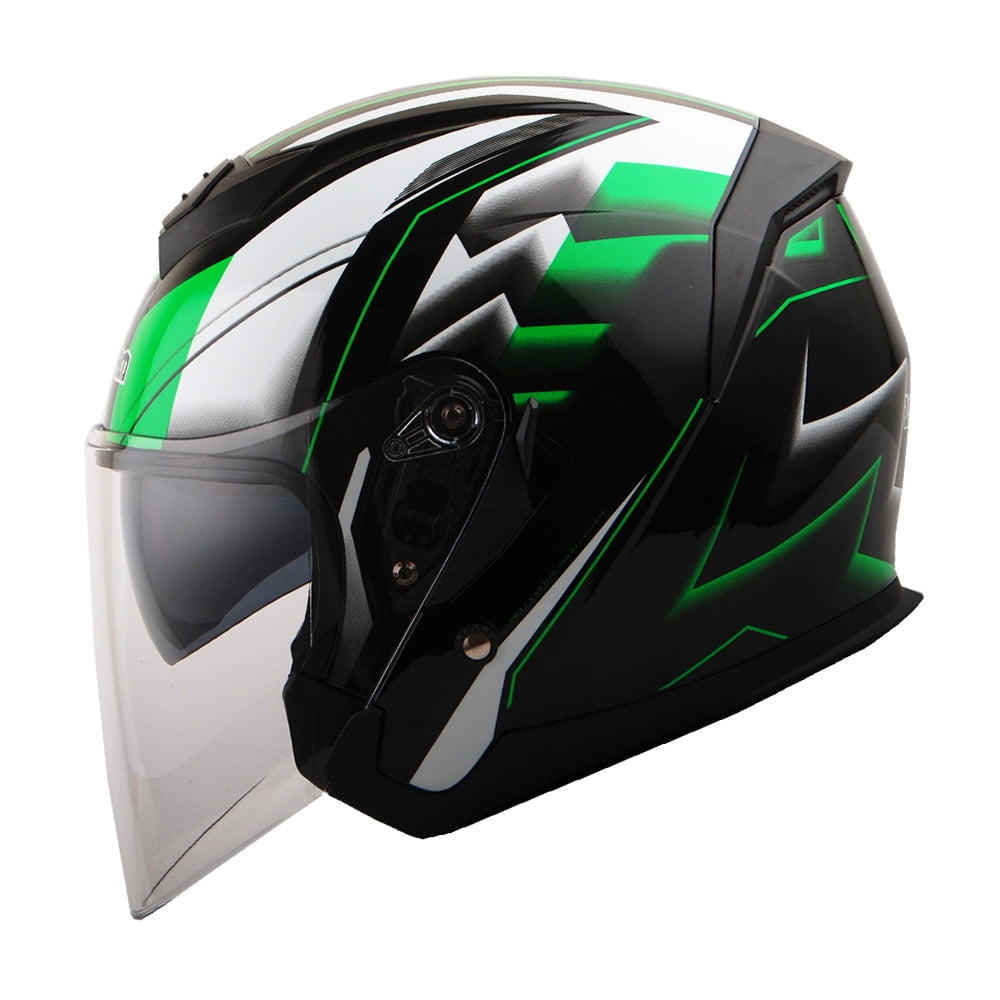 Size Medium Full Face Sun Visor Front Motorbike Helmet Scooter Motorycle Bike Racing Helmet For Mens Womens Kids Boys