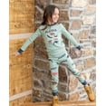 thumbnail image 5 of LazyOne Warm Long-Sleeve PJ Sets for Girls and Boys, Alaska Wildlife, Funny Animal Kids' Pajama Sets, 5 of 6