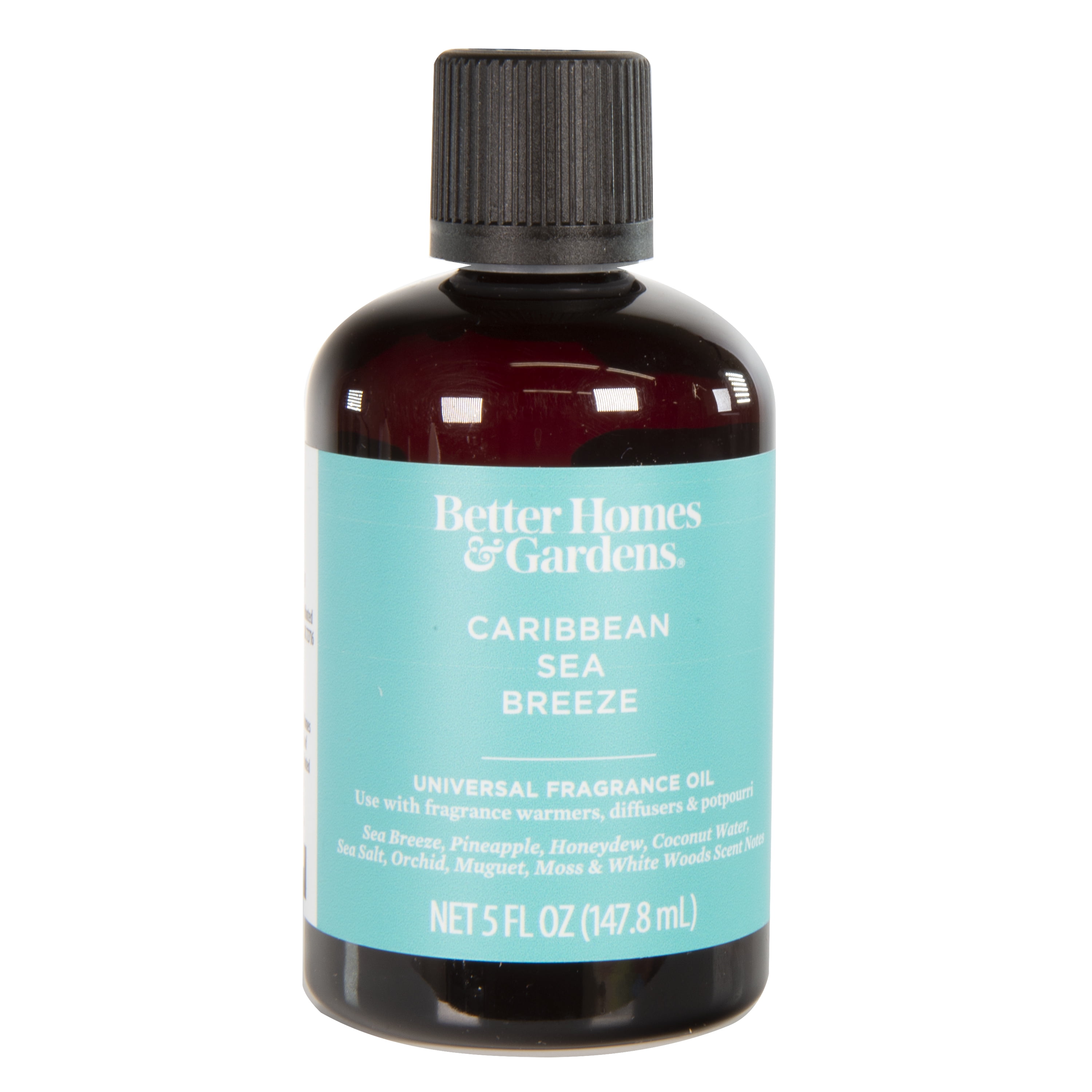 Better Homes & Gardens Universal Fragrance Oil, Caribbean Sea Breeze Scented, 5 fl oz, for use with Fragrance Oil Diffusers, Fragrance Warmers, Potpourri, and Wicking Fragrance Diffusers