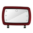 thumbnail image 2 of Car Visor Vanity Mirror Rechargeable Vanity Mirror With 3 Light Modes- Dimmable Clip-on Rear View Sun Visor Vanity Mirror With Brush Screen,(Red), 2 of 8