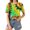 Multicolor, variant on LYXSSBYX Womens T Shirts Graphic Tees Trendy Women's Printed Short Sleeved T-Shirt Top