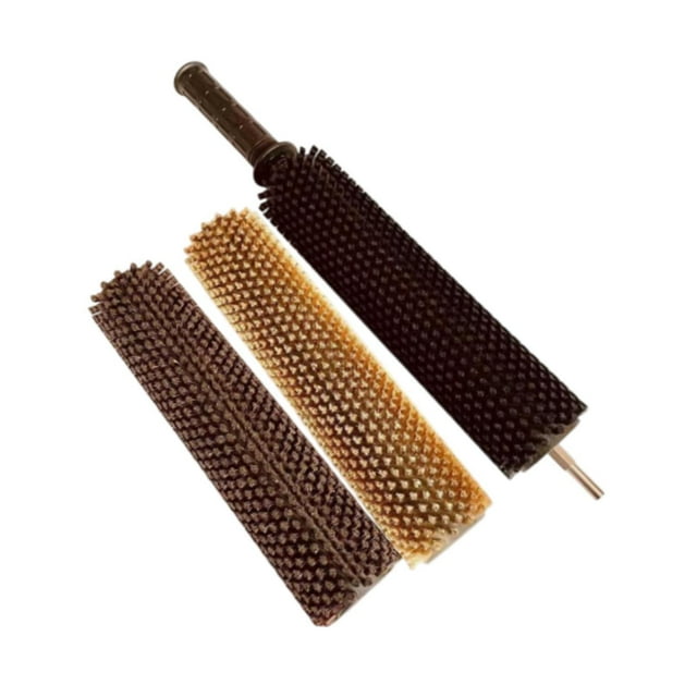 tamizeot Ski Brush Kit Maintenance Reusable Easy Waxing Handle Set Brush Snowboard to