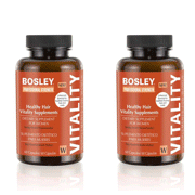Bosley Professional Strength Healthy Hair Vitality Supplements for Women's 60 Capsules - 2 Pack