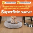 thumbnail image 3 of Cama para Perro Hills Gris Anti Estrés Tipo Dona Medium, 3 of 7