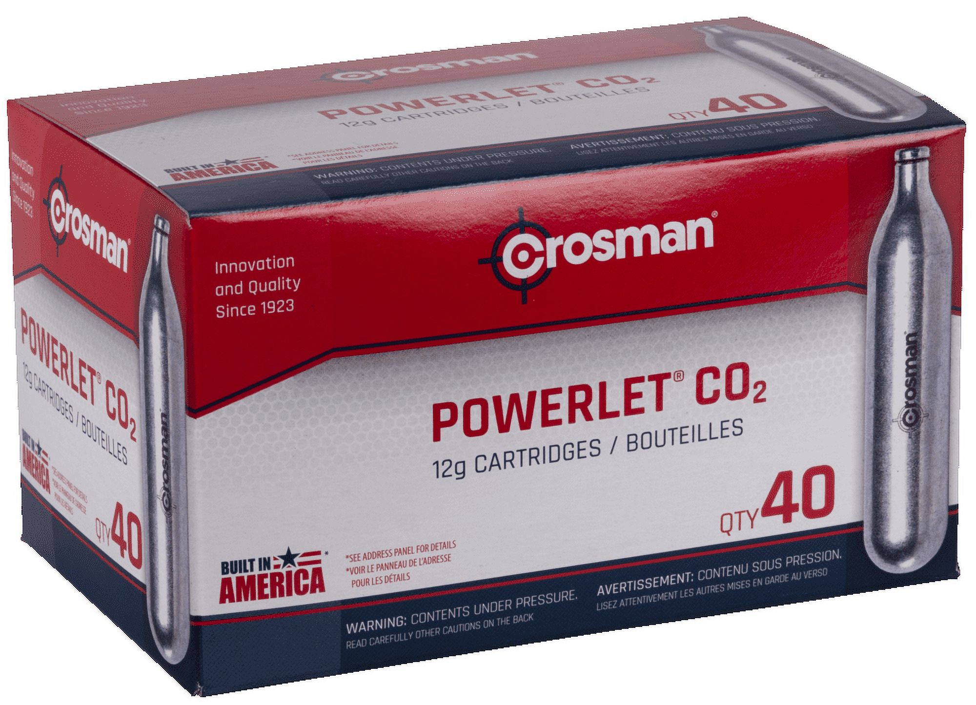 Crosman 12 Gram Co2 Powerlets, 40ct, for Use with Paintball, Air Soft or Air Rifles - image 2 of 4