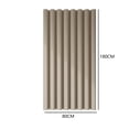 thumbnail image 2 of Cortina de ducha de tela con diseño de gofres de albaricoque, cortinas de ducha con textura de tejido moderno para decoración de baño de hotel de lujo, cortina de ducha de baño con peso, 70 x 70, 2 of 8