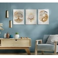 thumbnail image 4 of Tree of Life Canvas Wall Art Gold Lotus Zen Painting Picture Wall Decor Abstract Yin Yang Poster Print Artwork for Living Room Yoga Room Hotel Bedroom Home Decoration Wood Color, 4 of 6
