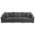 thumbnail image 4 of Sasha 3-Piece Upholstered Sofa Barely Black, 4 of 5