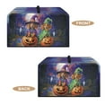 thumbnail image 4 of TSOVTHRID Witch Hat Dachshund Pumpkin Print Microwave Oven Cover with Handle Toaster Oven Dust Cover Kitchen Appliance Protector for Microwave Ovens Halloween Decor, 18.25"W x 14.5"D x 11"H, S, 4 of 7