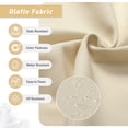 thumbnail image 6 of Aoodor 4-Piece Outdoor Chair Cushions 45 x 22 x 4 Inch Patio Furniture Seat Cushion - Cream Yellow, 6 of 10