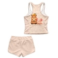 thumbnail image 5 of Psesaysky Capybara Axolotl Daisy Tankini Swimsuits for Girls Modest Tank Tops with Shorts 2 Piece Bathing Suits for Teens Girl 6-15 Years, 5 of 5