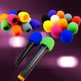 thumbnail image 6 of tooloflife 1/2/5Pcs Handheld Microphone Windscreens Foam Mic Covers for KTV Dance Ball Meeting Puple, 6 of 6