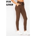 thumbnail image 2 of Scuba Solid Thick Fleece Lined Jogger with Drawstring - Plus Size Black 1XL, 2 of 2