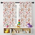 thumbnail image 5 of Blackout Kids Curtains,Pink and Blue Baseball Items Pattern Childrens Insulated Curtains Set Of 2,Bedroom Essentials,Toddler Room Decor 42"x54", 5 of 5