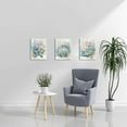 thumbnail image 2 of Bathroom Wall Decor Teal Starfish Seashell Conch and Coral Painting Wall Art Beach Pictures Retro Coastal Ocean Nautical Themed Poster Decoration Artwork for Home Nursery Kids Bedroom Decor, 2 of 6