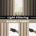 thumbnail image 3 of DriftAway Pinch Pleat Valance Kitchen Curtains Linen Textured Short Curtains for Small Window Bathroom 2 Panels Cafe Curtains Back Tabs Farmhouse Rustic Curtain 30 x 24 Inches Light Linen, 3 of 8