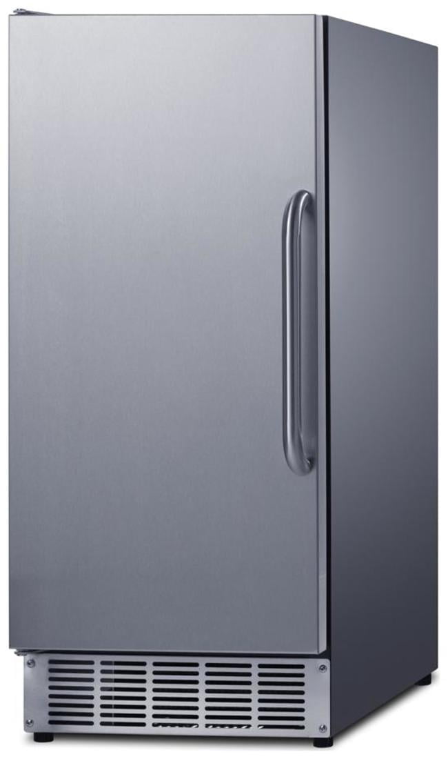 Built-In 50 lb. Clear Icemaker, ADA Compliant, Stainless steel