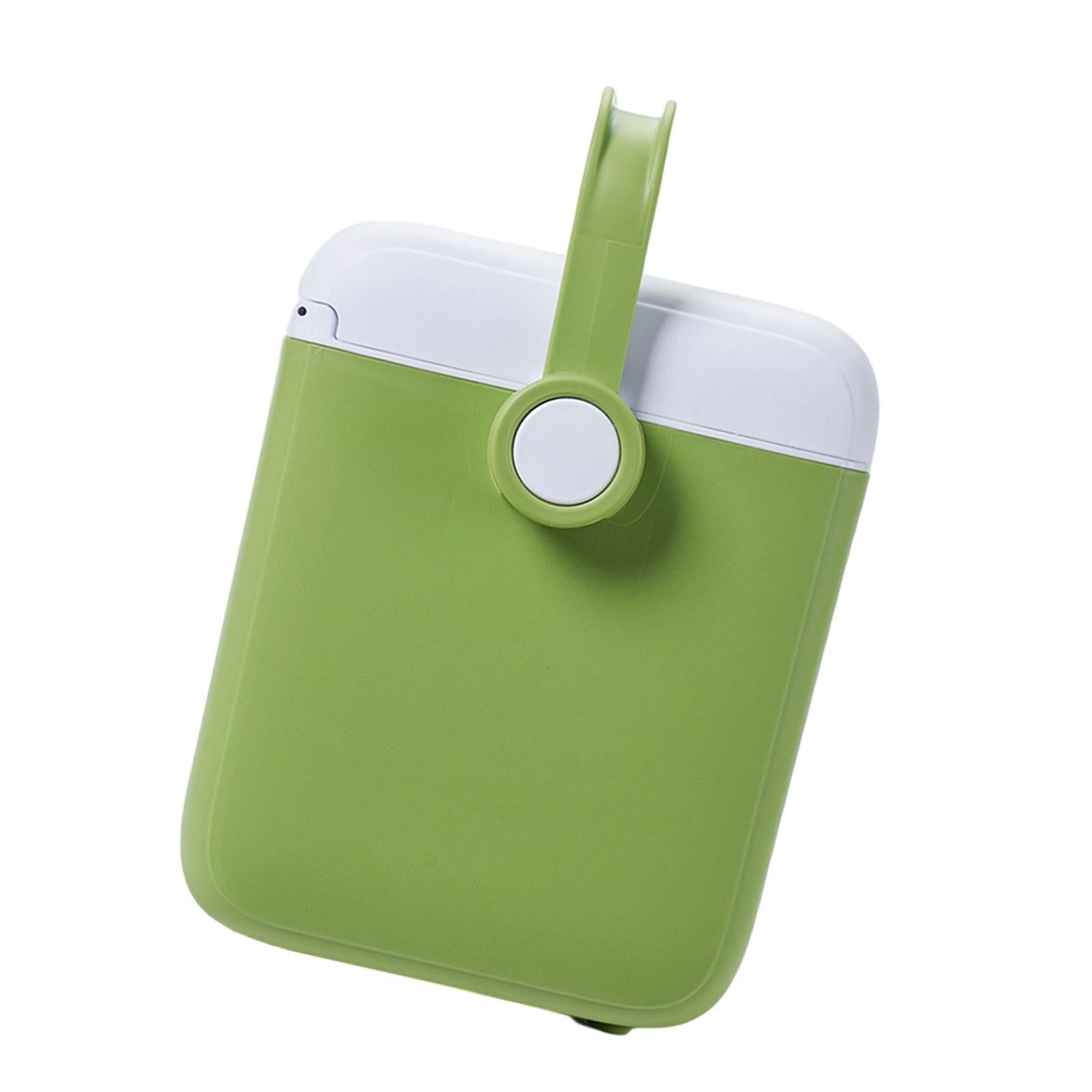harayaa Cooler Box Carrier 6L with Handle Beverage Storage Organizer Container Ice Chest Green